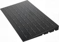Rubber Threshold Ramp for Doorway 2.5in Rise - 3-Channel Cord Cover