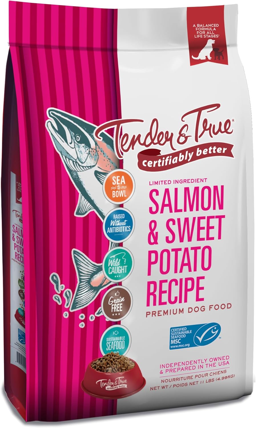 Tender & True Salmon & Sweet Potato Recipe Dog Food Review