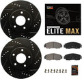 Max Advanced Brakes Rear Brake Kit for 1995-2004 Mustang - Drilled