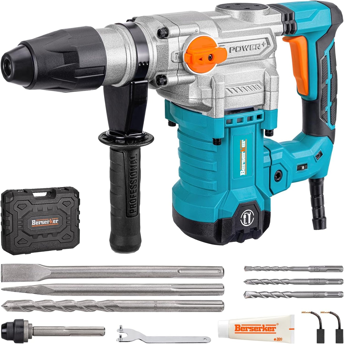 Berserker 1-9/16in SDS-Max Heavy Duty Rotary Hammer Drill