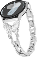 20mm Butterfly Watch Band for Samsung Galaxy Watch 7 6 5 4 - Slim