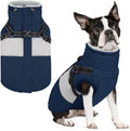 Waterproof Dog Winter Coat with Harness - Warm Reflective Fleece M