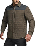 CQR Men's Lightweight Insulated Jacket - Windproof Packable Warm 1