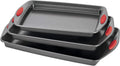 Rachael Ray Nonstick Cookie Pan Set, 3-Piece - Durable Everyday