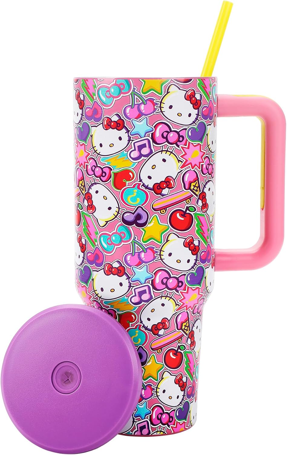 Hello Kitty All-Over Print 40 Oz Stainless Steel Tumbler Review