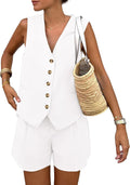 Women's Summer 2 Piece Outfits Sleeveless Matching Sets (Style 7MGD)