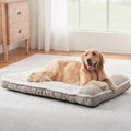 Dog Bed for Large Dogs with Pillow - Supportive Crate Mattress