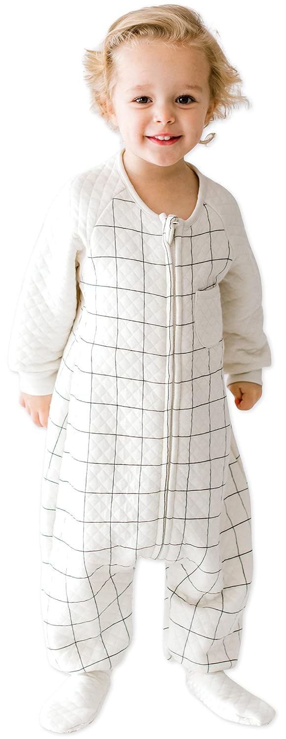 Tealbee Dreamsie Toddler Sleep Sack with Long Sleeves and Footies