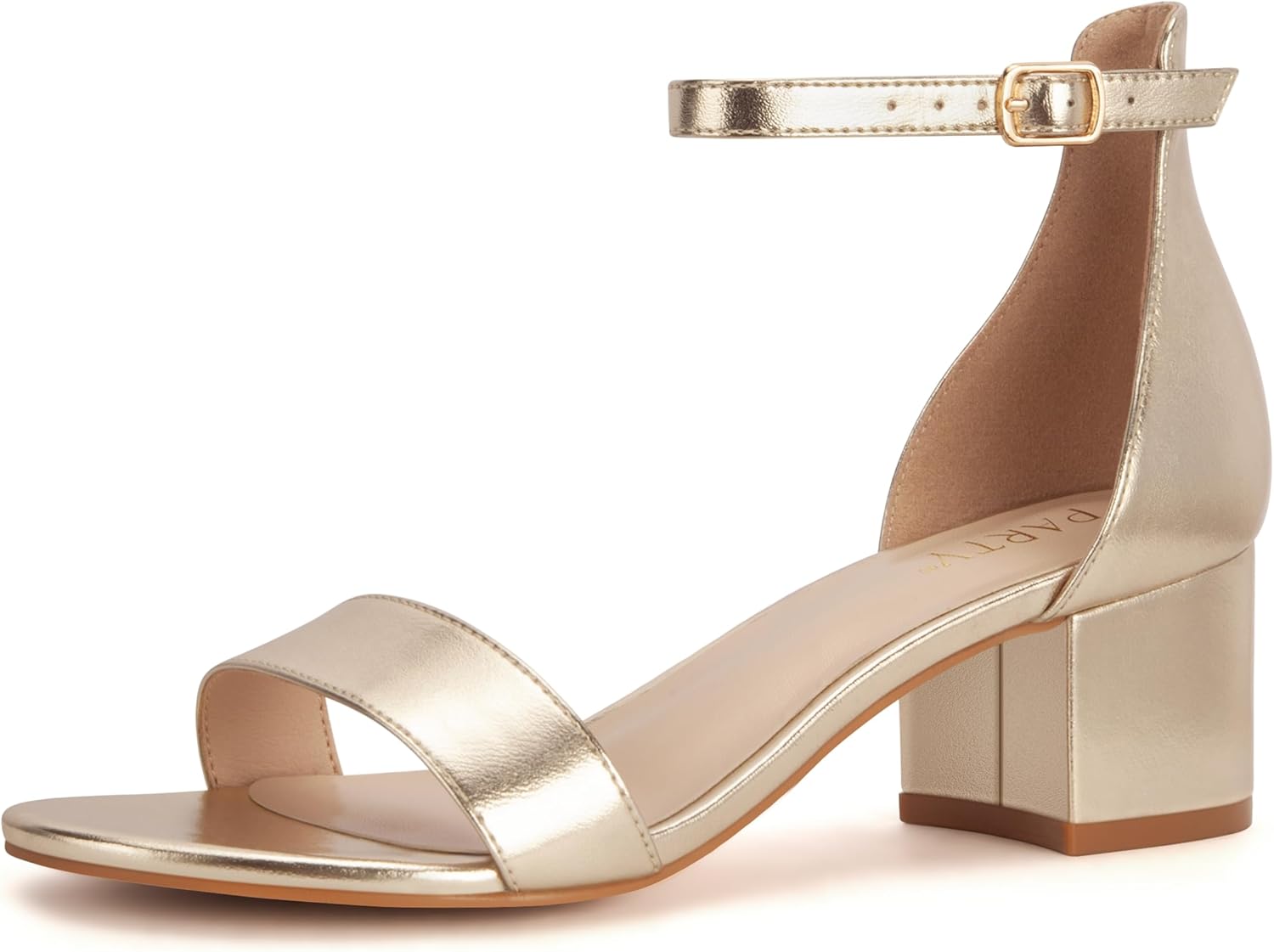 Stylish Open Toe Ankle Strap Low Block Heels for Any Occasion