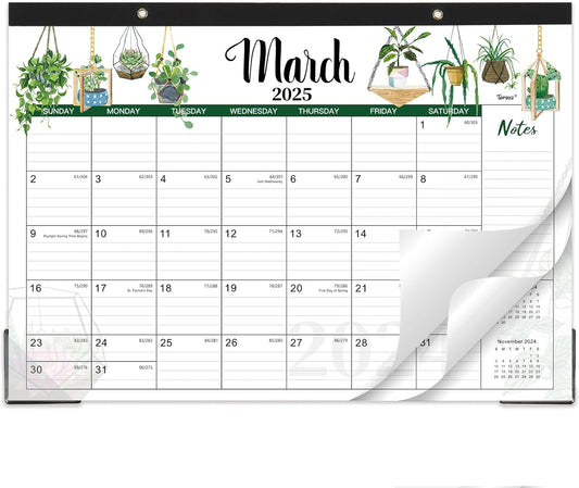 2025-2026 Desk Calendar with Cutting Lines - Stay Organized in Style!