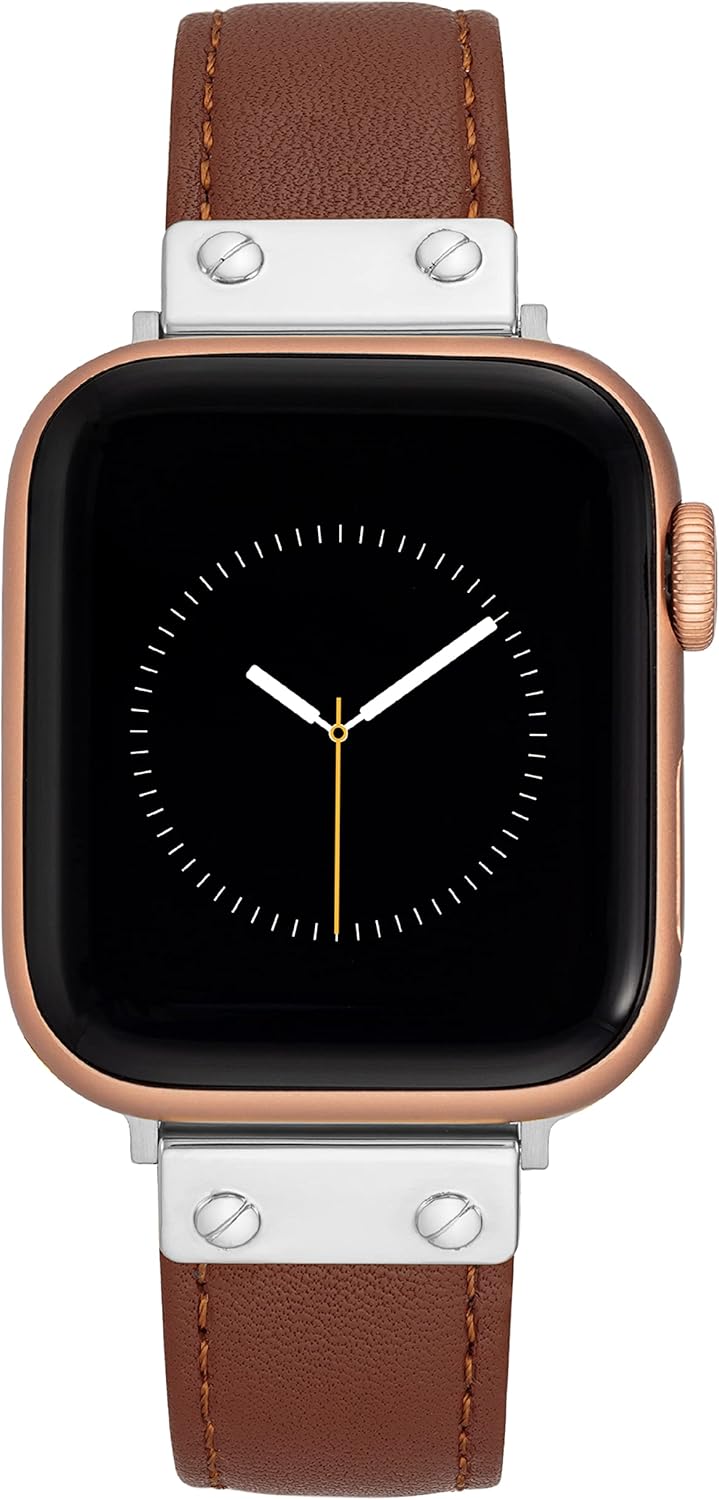 Anne Klein Leather Fashion Band for Apple Watch - Stylish & Secure