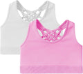 Kurve Girls Seamless Strappy Back Stretchy Crop Undershirt Bra