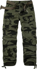 TRGPSG Men's Wild Cargo Pants Camo Cotton - Durable Everyday Workwear