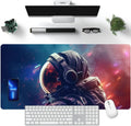 Large Gaming Mouse Pad Landscape Painting Desk Pad - Spacious PU Pad