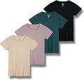 Women's Classic-Fit Cotton Short-Sleeve Scoop Neck T-Shirts