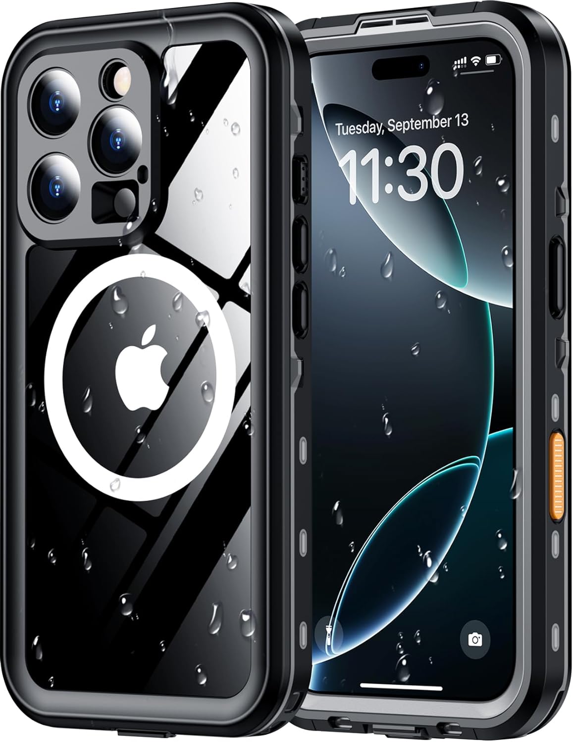 Red2Fire Waterproof Case for iPhone 16 Pro Max - Full Body Protection