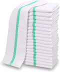 Cotton Blend White Restaurant Bar Mops Kitchen Towels - Value Pack