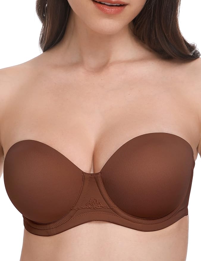 Wingslove Women's Strapless Full Figure Bra for Comfort and Style