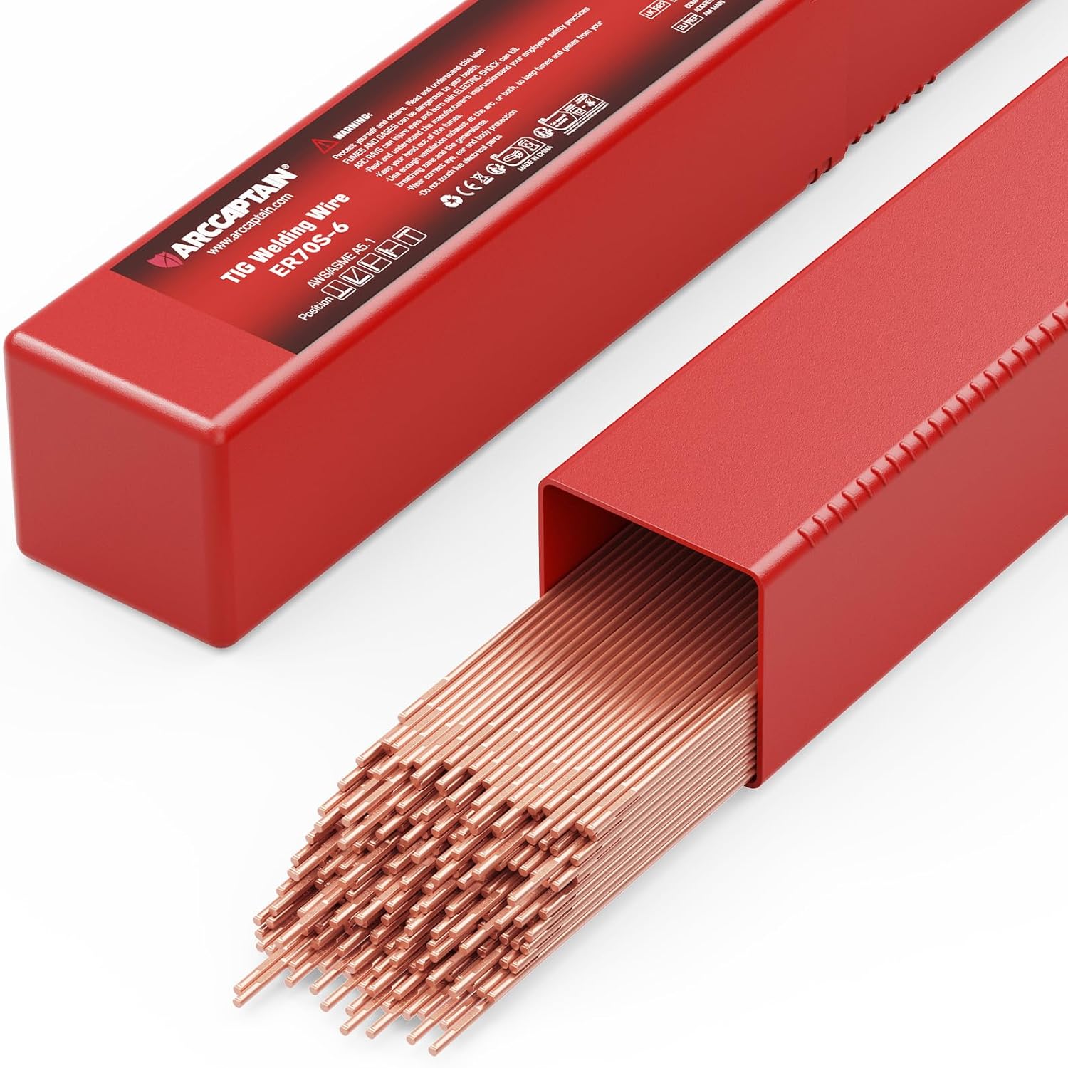 ARCCAPTAIN Mild Steel TIG Welding Rod ER70S-6 for Quality Welds