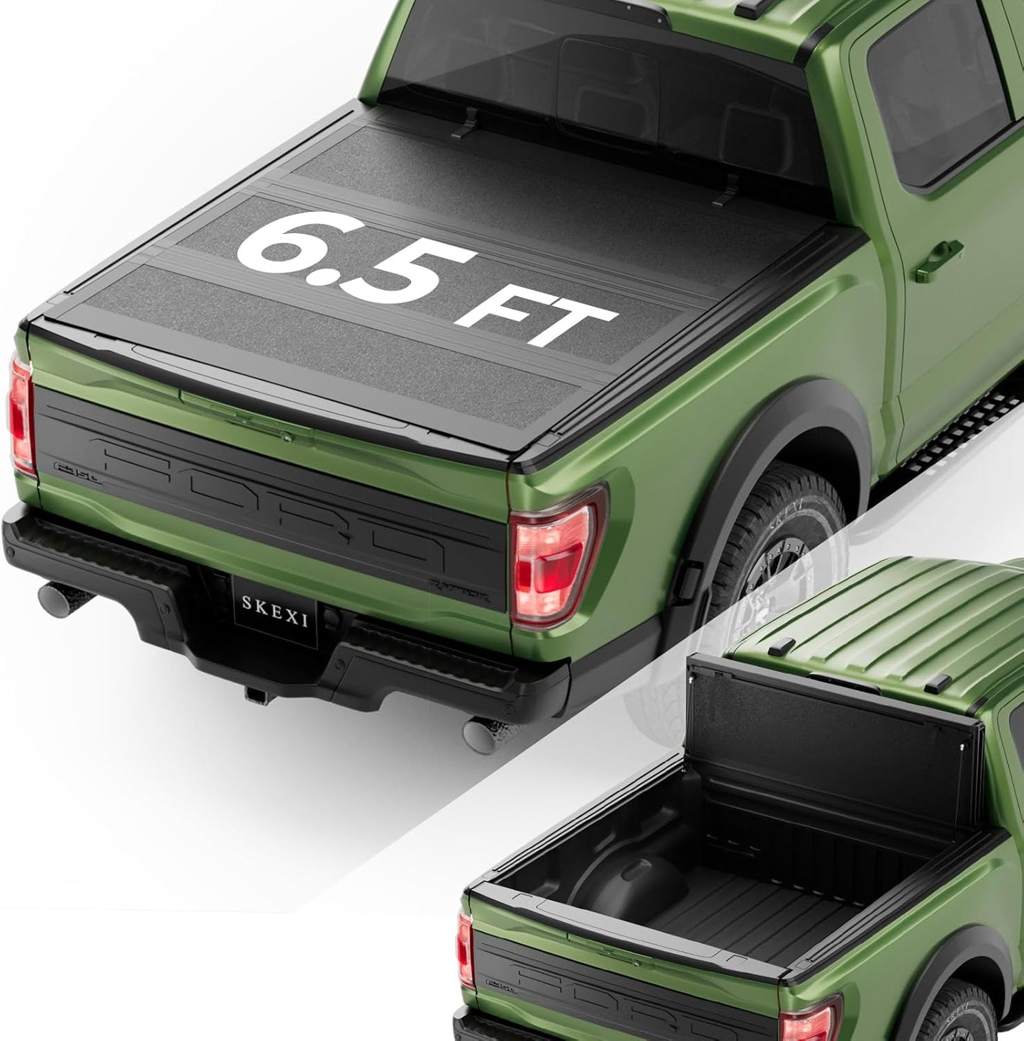 FRP Tonneau Cover for Ford F150 6.5ft Bed 2015-2025