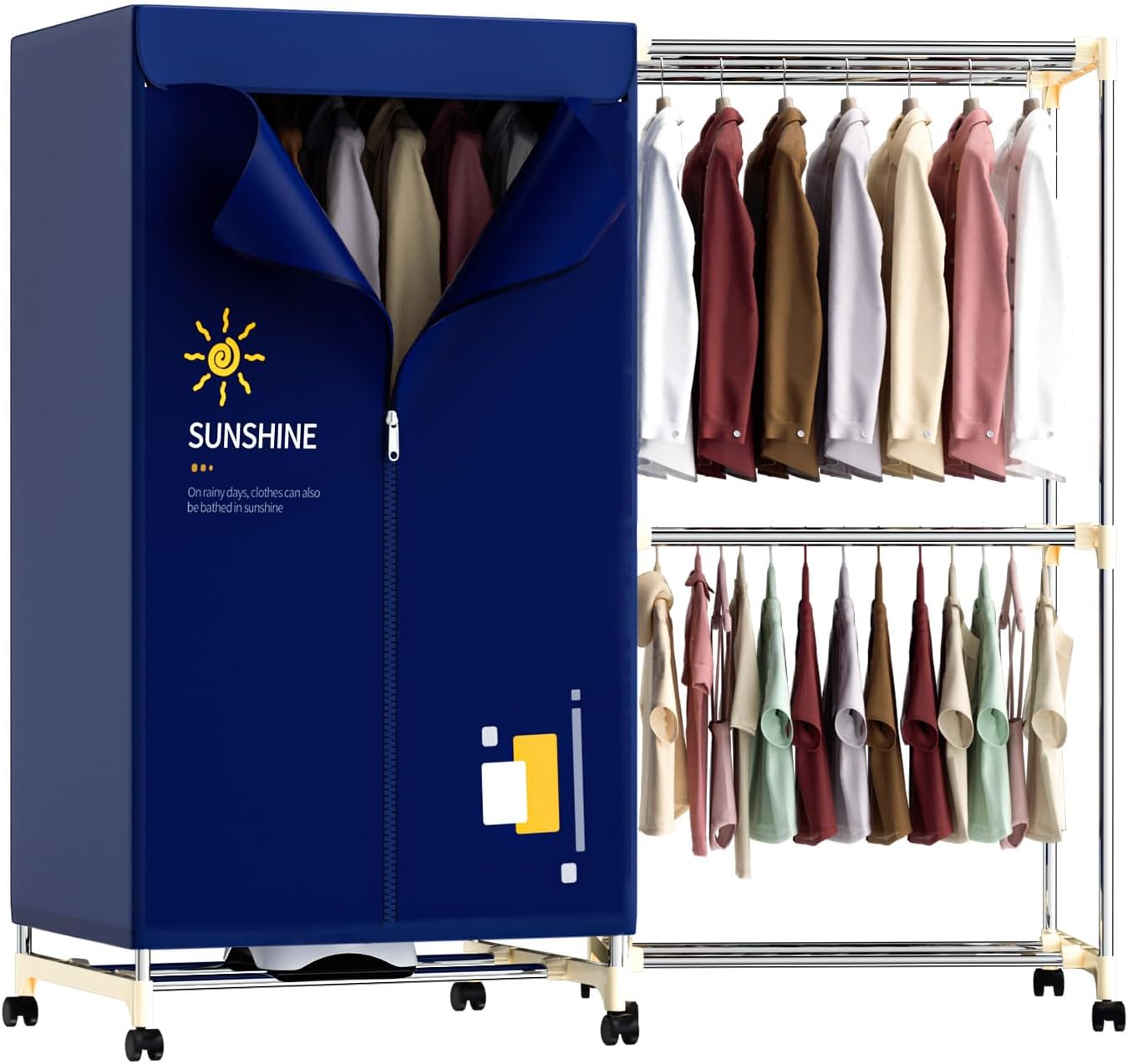 Compact Stainless Steel Dryer with Timer - PTALSEAW
