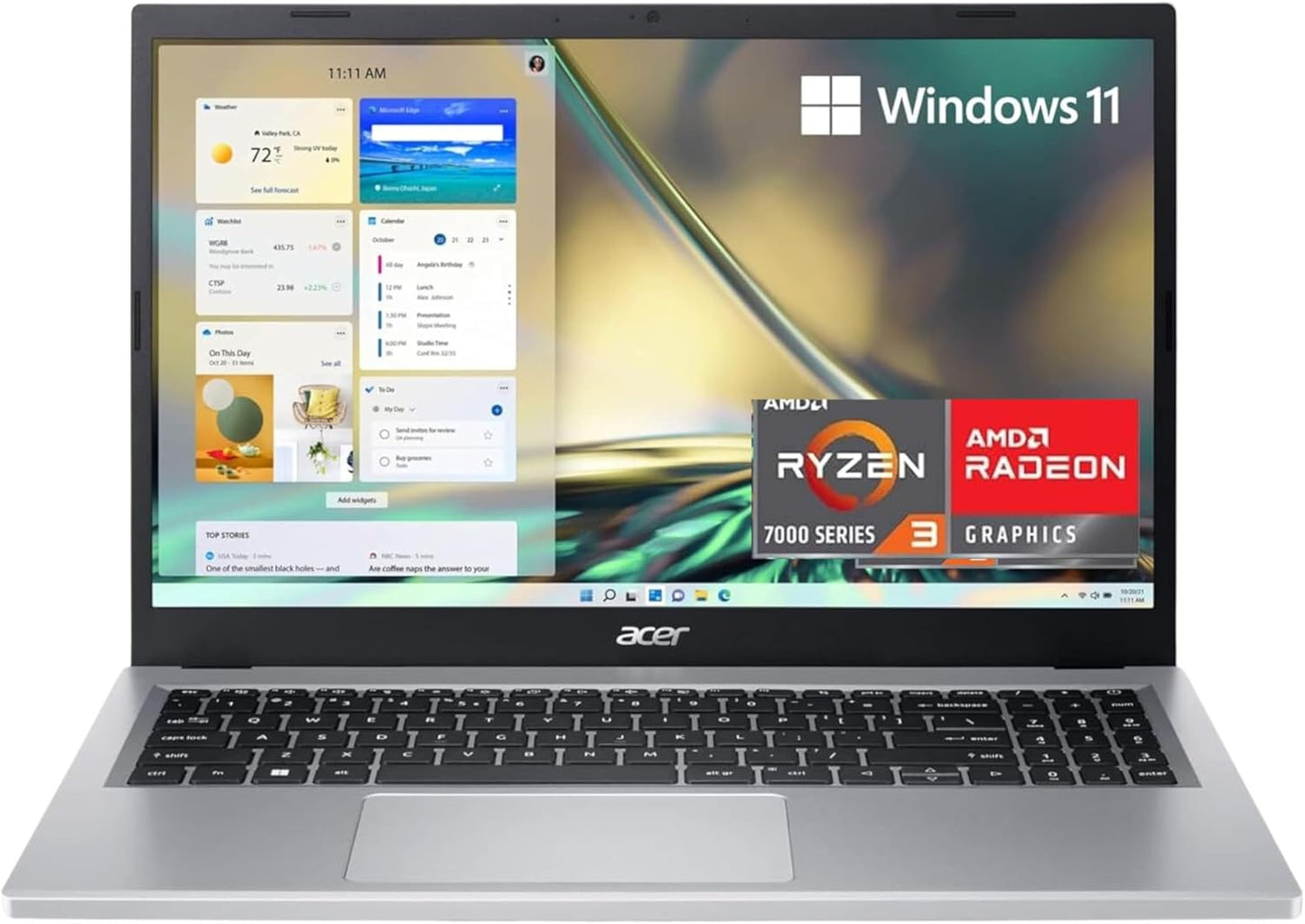 acer Aspire 3 Laptop with 15.6-inch Display and 8GB RAM
