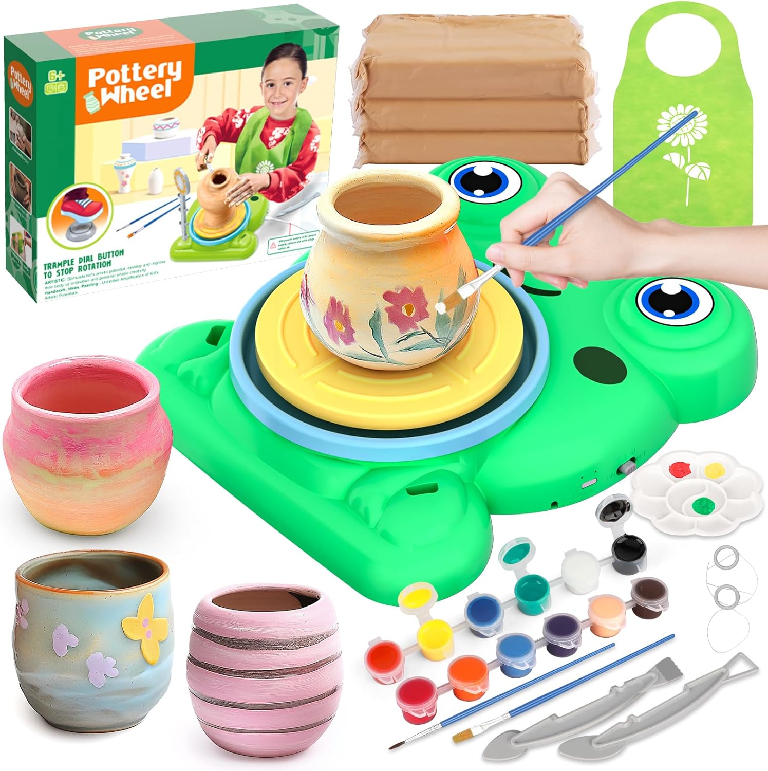 Kids Pottery Wheel Kit - Creative Art Fun!