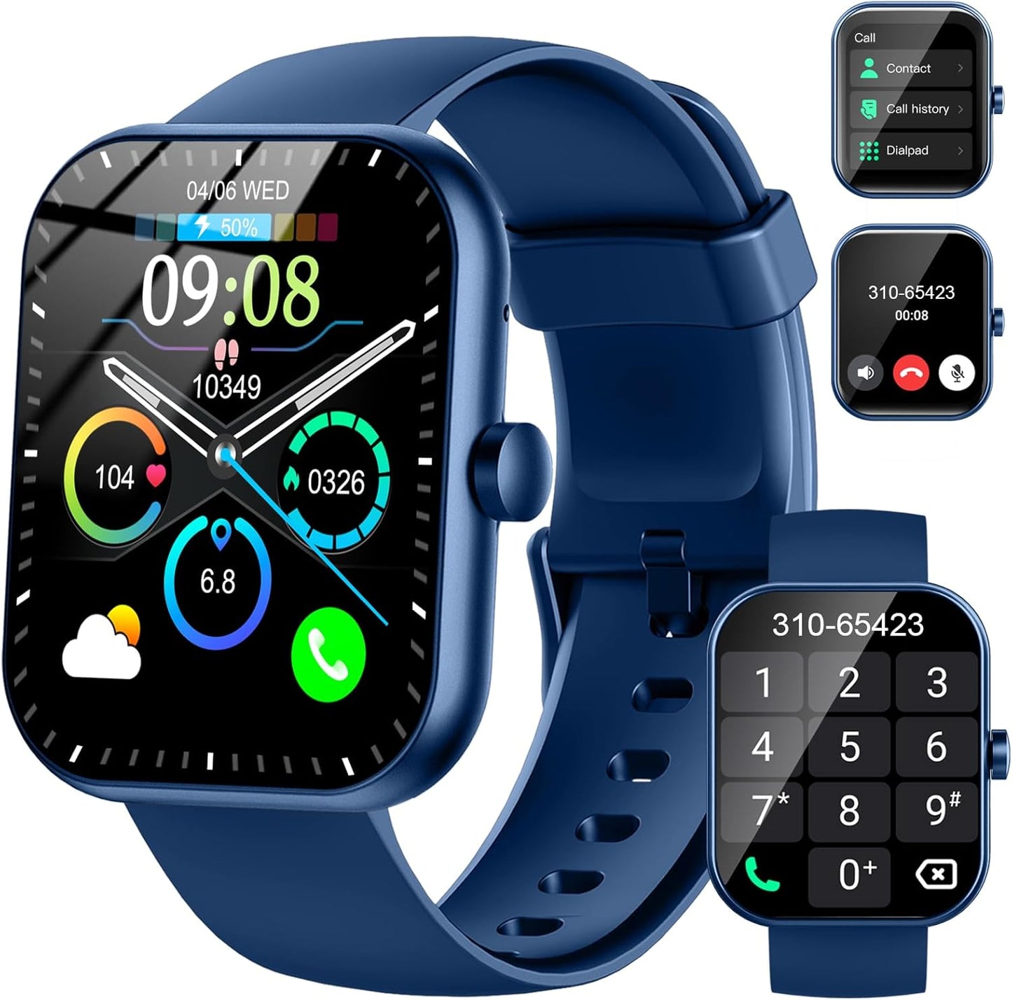 Smart Watch with Bluetooth Call and 112+ Sport Modes for Women