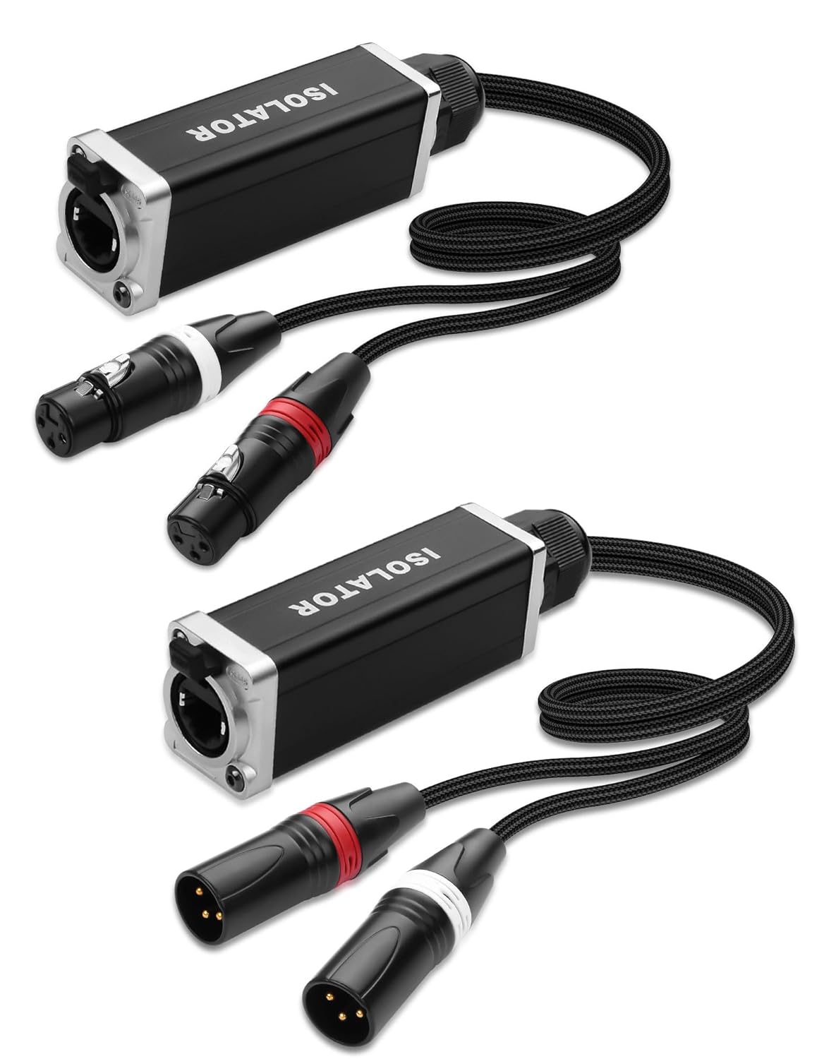 CERRXIAN 2-Channel Multi Snake XLR to Ethercon Cable for Audio