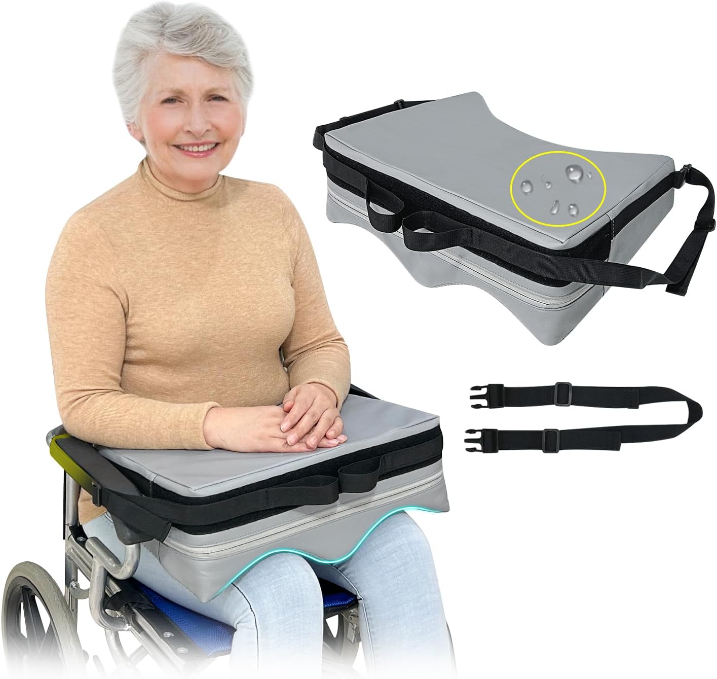 Anti-Fall Lap Tray for Safety & Comfort