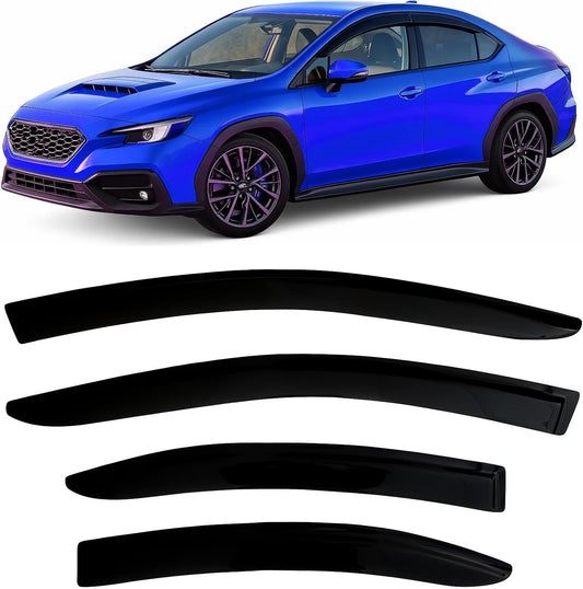 2022-2025 Subaru WRX Tape-On Side Window Visor Deflectors
