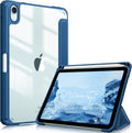 Fintie iPad Mini 7/6 Slim Case, Shockproof + Pencil Holder, Marine Blue
