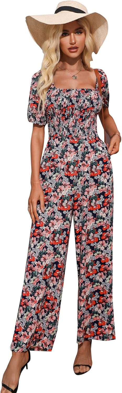Floral Summer Jumpsuits for Women by Love Welove Fashion