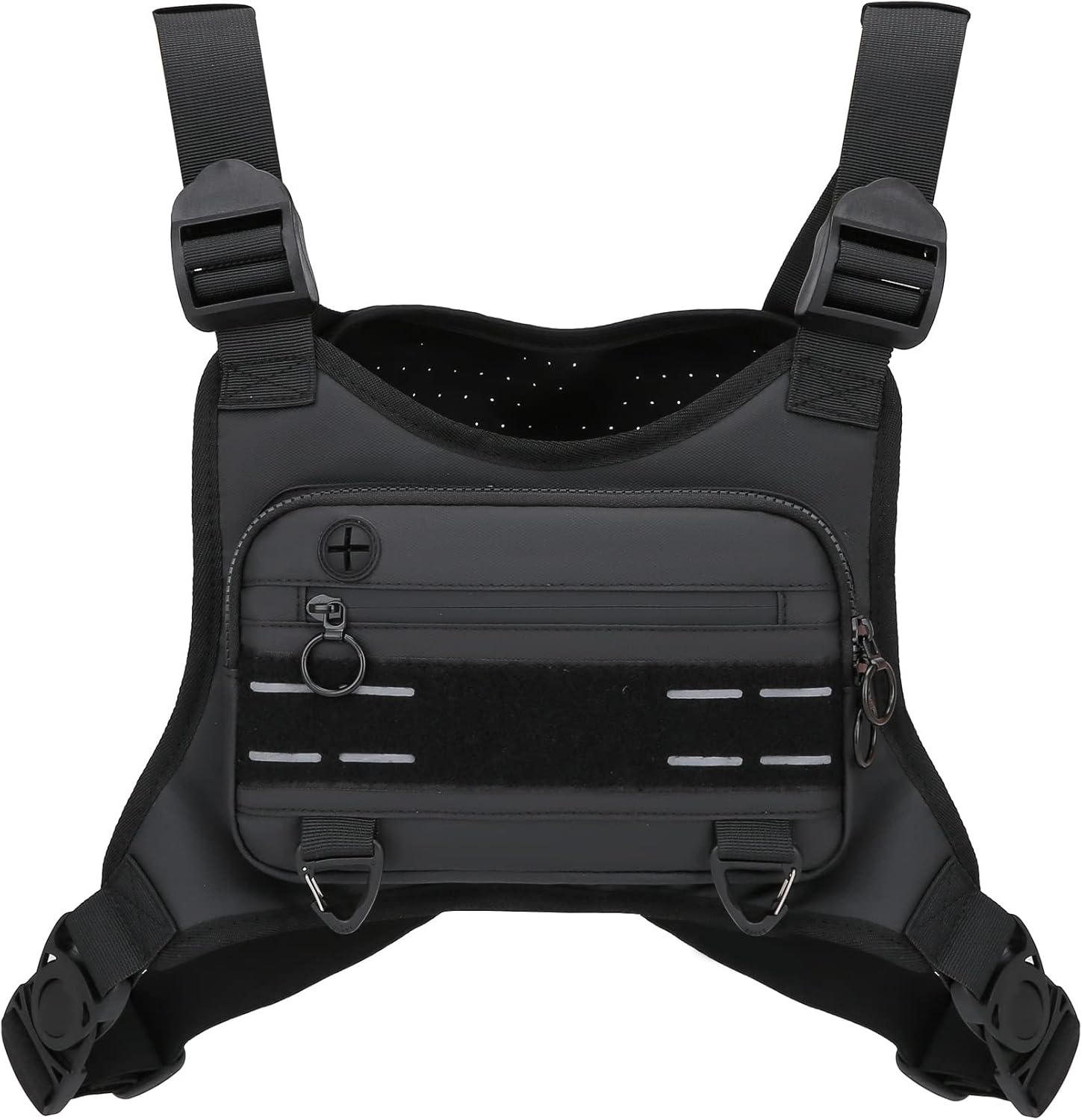 Men's Sport Chest Bag, Water-Resistant, Phone Holder, Cycling, Muserise