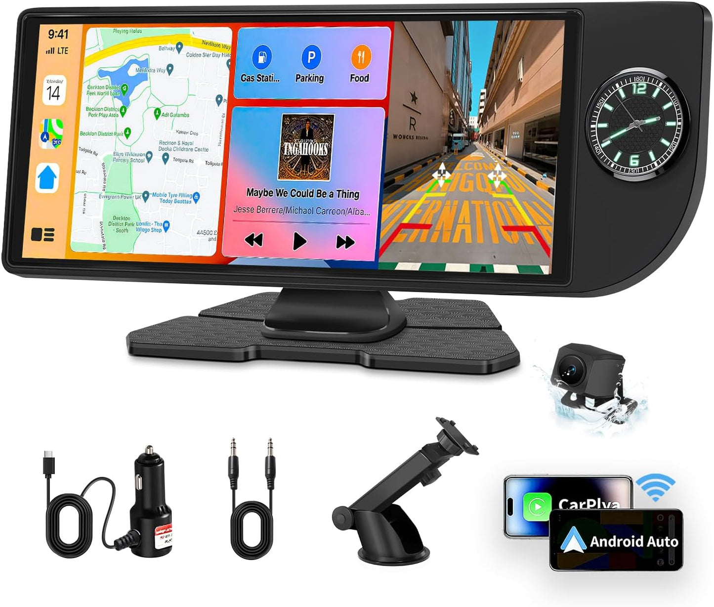Wireless Carplay Screen for Car - 10.26 Inch Touchscreen