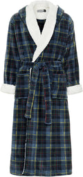 Alexander Del Rossa Plush Mens Robe with Hood - Extra Thick Long Robe