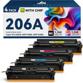 206A W2110A Toner Cartridges Set Compatible Replacement for HP - High
