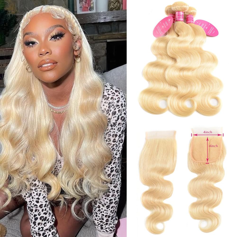 YISEA 613 Blonde Bundles With Closure for Stunning Styles