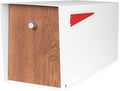 Modern Mailbox Post Mount White - Durable All-Weather Mailbox