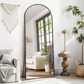 Floor Mirror Arched Full Length Mirror 56in x 20in - Elegant