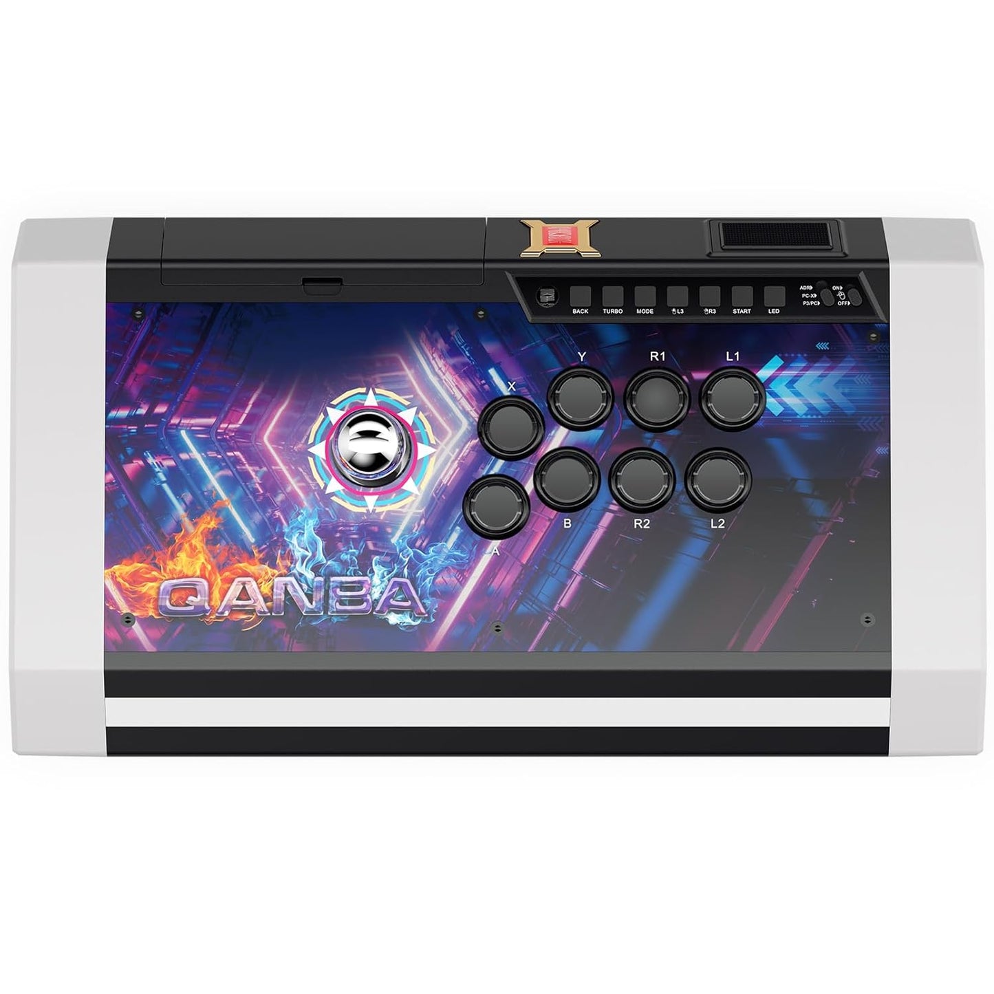 qanba Q3 Obsidian Silent Arcade Joystick for PC Gaming