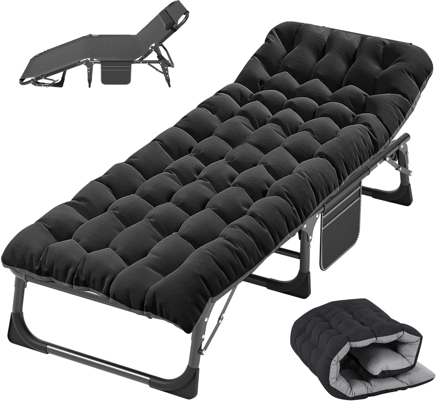 Slsy Folding Camping Cot for Adults - Portable Sleeping Bed