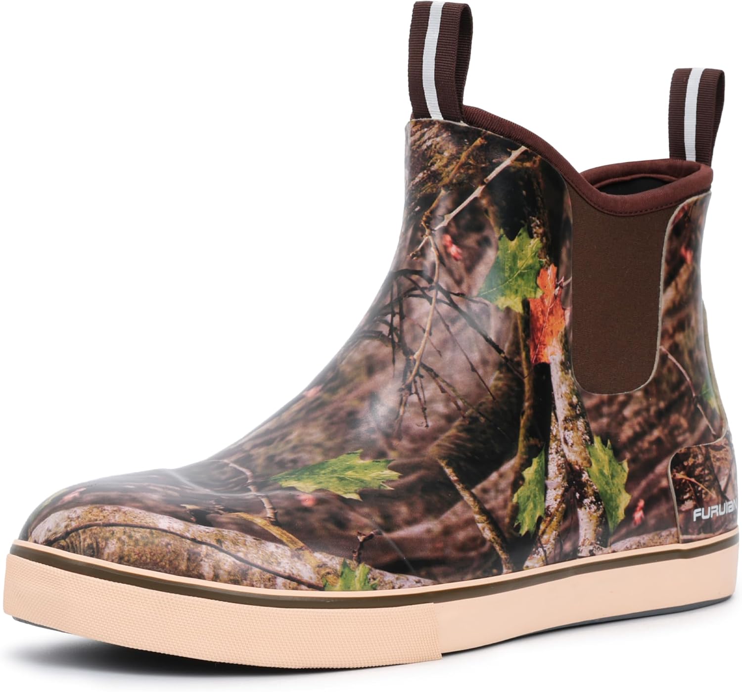 Furuian Men's Deck Boots: Waterproof Fishing & Gardening Footwear