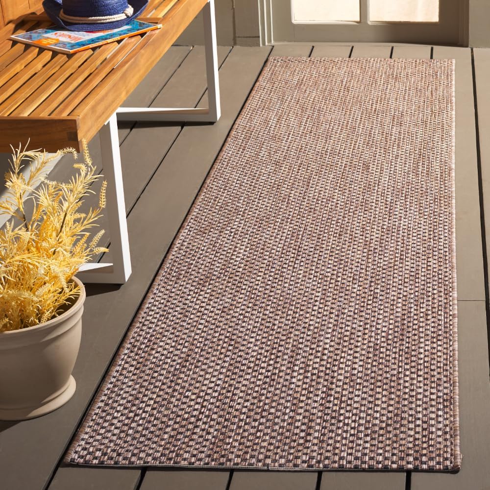 SAFAVIEH Courtyard Runner Rug - Stylish & Durable for Any Space
