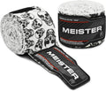 Meister Adult 180ft Semi-Elastic Hand Wraps for MMA & Boxing - Full