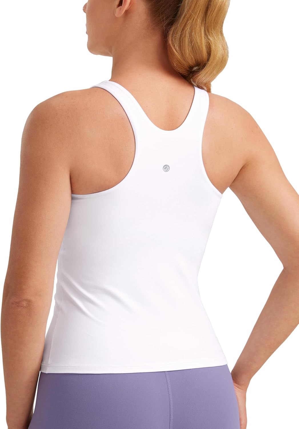 CRZ YOGA Butterluxe Womens Racerback Tank Top for Comfort