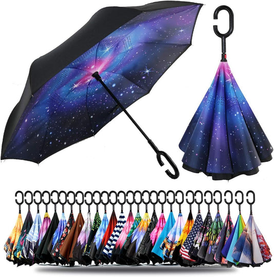 Inverted Reverse Upside Down Umbrella for All Weather Needs