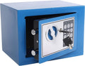 0.2-cu ft Blue Digital Security Safe Box Keypad Lock - Mini Home Safe