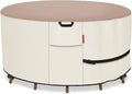 Waterproof Heavy Duty Round Patio Furniture Cover for All Seasons