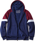 Flannel Hoodies for Men Sherpa Lined Heavy Fleece Jacket - Warm Winter